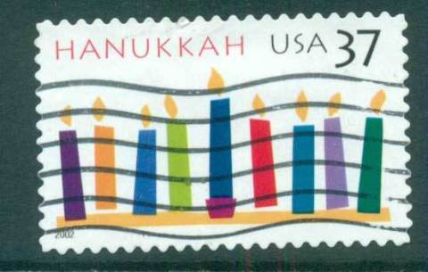 USA-2002-Sc3672-Hanukkah-FU-lot53824