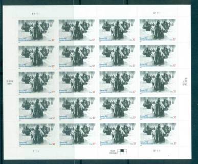 USA-2003-Sc3803-Korean-War-Veterans-Pane-20-MUH-lot53887