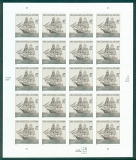 USA-2004-Sc3869-USS-Constellation-Pane-20-MUH-lot33728