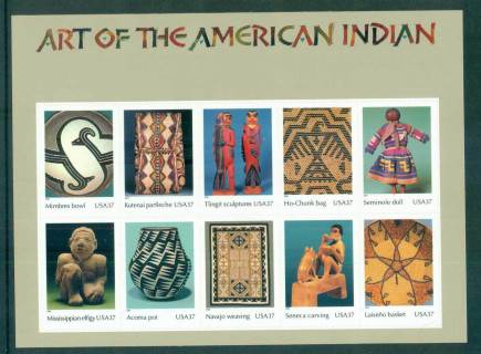 USA-2004-Sc3873-Art-of-the-American-Indian-Pane-10-MUH-lot53934