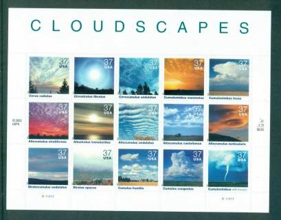 USA-2004-Sc3878-Cloudscapes-Pane-15-lot53935