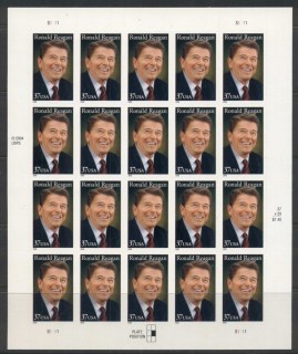 USA-2005-Sc3897-Ronald-Reagan-pane-20-MUH