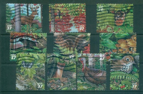 USA-2005-Sc3899a-j-Northeast-Deciduous-Forest-FU-MUH-lot53976