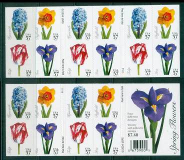 USA-2005-Sc3900-03-Spring-Flowers-Booklet-pane-20-MUH-lot53977