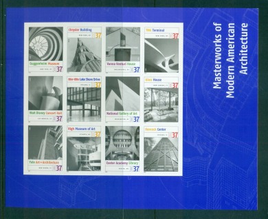 USA-2005-Sc3910-Modern-American-Architecture-pane-12-MUH-lot53980