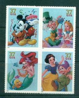 USA-2005-Sc3912-15-Disney-Characters-Blk-4-MUH-lot53982