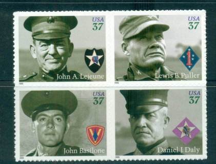 USA-2005-Sc3961-4-Distinguished-Marines-Blk-4-MUH-lot52576