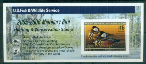 USA-2005-ScRW72A-Federal-Duck-Stamp