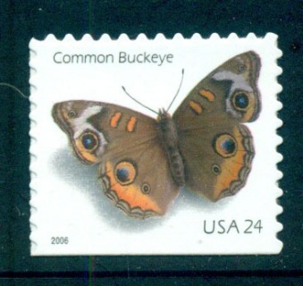 USA-2006-Sc4001a-24c-Common-Buckeye-Butterfly-Photo-ex-Boolet-Die-Cut-11-MUH-lot52594