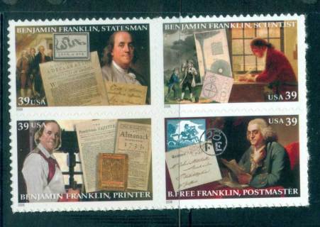 USA-2006-Sc4021-4-Benjamin-Franklin-Blk-4-MUH-lot52596