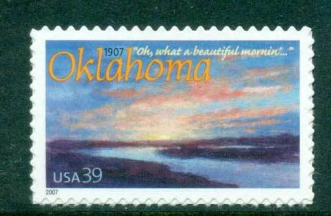 USA-2007-Sc4121-Oklahoma-Statehood-MUH-lot52639