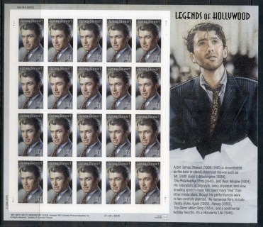 USA-2007-Sc4192-Legends-of-Hollywood-James-Stewart-pane-20-MUH