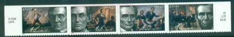 USA-2009-Sc4380-83-Abraham-Lincoln-Str-4-MUH-lot52958