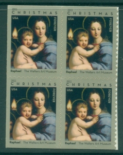 USA-2009-Xmas-Madonna-block-4-double-sided-MUH_2