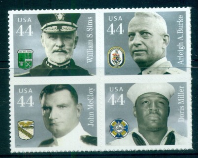 USA-2010-Sc4440-43-Distinguished-Sailors-Blk-4-MUH-lot52988