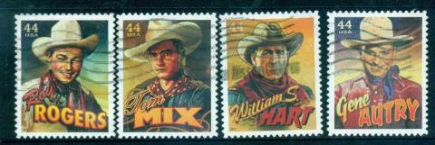 USA-2010-Sc4446-49-Cowboys-of-the-Silver-Screen-FU-lot52992