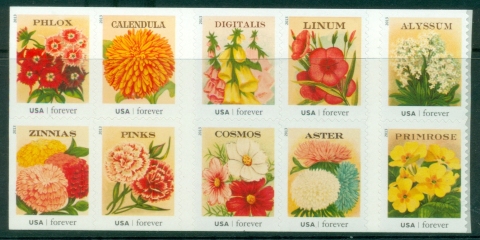 USA-2013-Vintage-Seed-Packets-block-10-ex-booklet-MUH