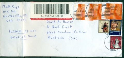 USA-2015-5-Waves-High-Value-on-Registered-Cover-to-Australia-folded