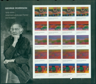 USA-2022-George-Morrison-Stamps-Art-sheetlet-MUH-XL-Shipping