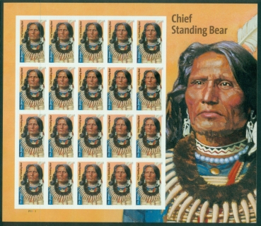 USA-2023-Chief-Standing-Bear-sheetlet-MUH-XL-Shipping