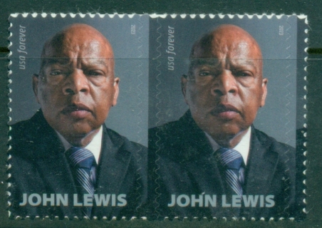 USA-2023-In-Memoriam-John-Lewis-1940-2020-pair-MUH