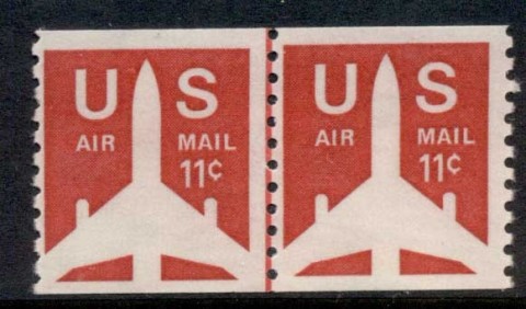 USA1971-73-ScC82Airmail-coil-line-pr-MUH