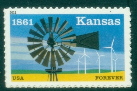 USA-2011-Kansas-Statehood-MUH