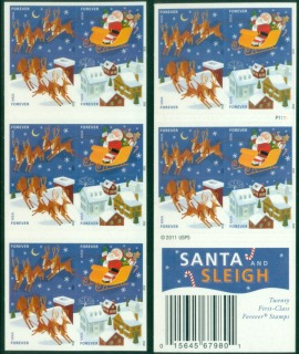 USA-2012-Xmas-Santa-Sleigh-booklet-double-sided-MUH.jpg