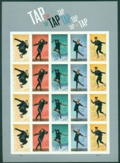 USA-2021-Tap-Dance-sheetlet-MUH-XL-Shipping