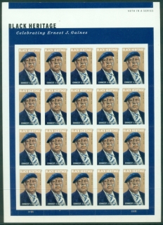 USA-2023-Personalities-Ernest-J.-Gaines-1933-2019-sheetlet-