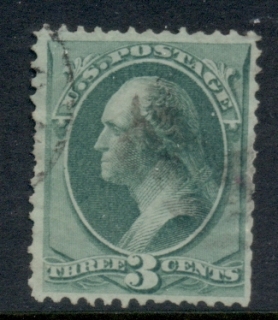 USA-1873-Sc158-3c-Washington-clipped-perfs-FU