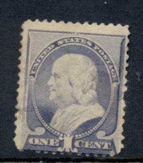 USA-1887-Sc212-1c-Franklin-FU