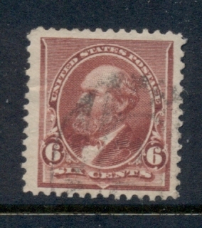 USA-1890-93-Sc224-Garfield-6c-FU