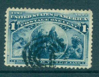 USA-1893-Sc230-1c-Columbian-Exposition-FU-lot67176