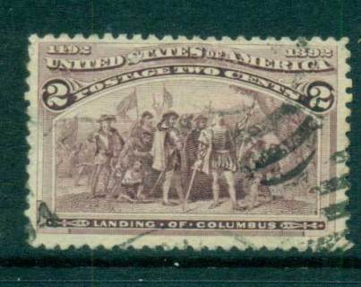 USA-1893-Sc231-2c-Columbian-Exposition-FU-lot67179