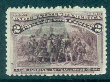 USA-1893-Sc231-2c-Columbian-Exposition-FU-lot67181