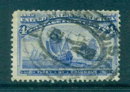 USA-1893-Sc233-4c-Columbian-Exposition-FU-lot67184