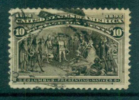 USA-1893-Sc237-10c-Columbian-Exposition-FU-lot67194