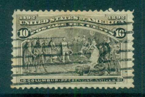 USA-1893-Sc237-10c-Columbian-Exposition-FU-lot67195