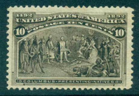 USA-1893-Sc237-10c-Columbian-Exposition-FU-lot67196