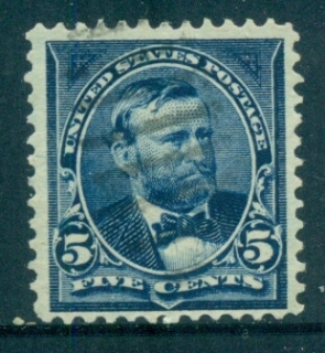 USA-1897-1903-Sc281-5c-Grant-dark-blue-Wm-USPS-S-L-FU