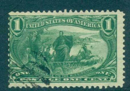 USA-1898-Sc285-1c-Trans-Mississippi-Exposition-FU-lot67203