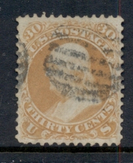 USA-1861-62-Sc71-30c-Franklin-FU-2