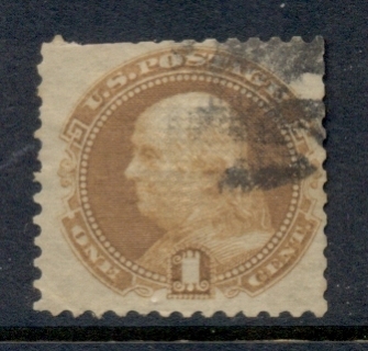 USA-1869-Sc112-1c-Franklin-FU