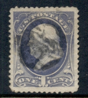 USA-1873-Sc156-Franklin-1c-FU