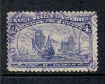 USA-1893-Sc233-4c-Columbian-Exposition-FU