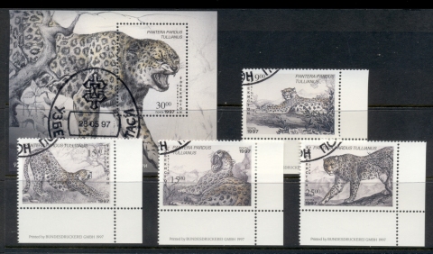 Uzbekistan-1997-Snow-Leopard-MS-CTO