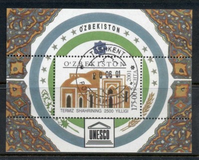 Uzbekistan-2001-termiz-2500th-Anniversary-MS-CTO