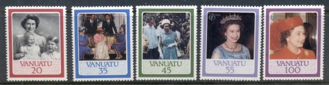 Vanuatu-1986 QEII 60th Birthday