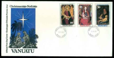 Vanuatu-1980-Xmas-FDC-lot51720